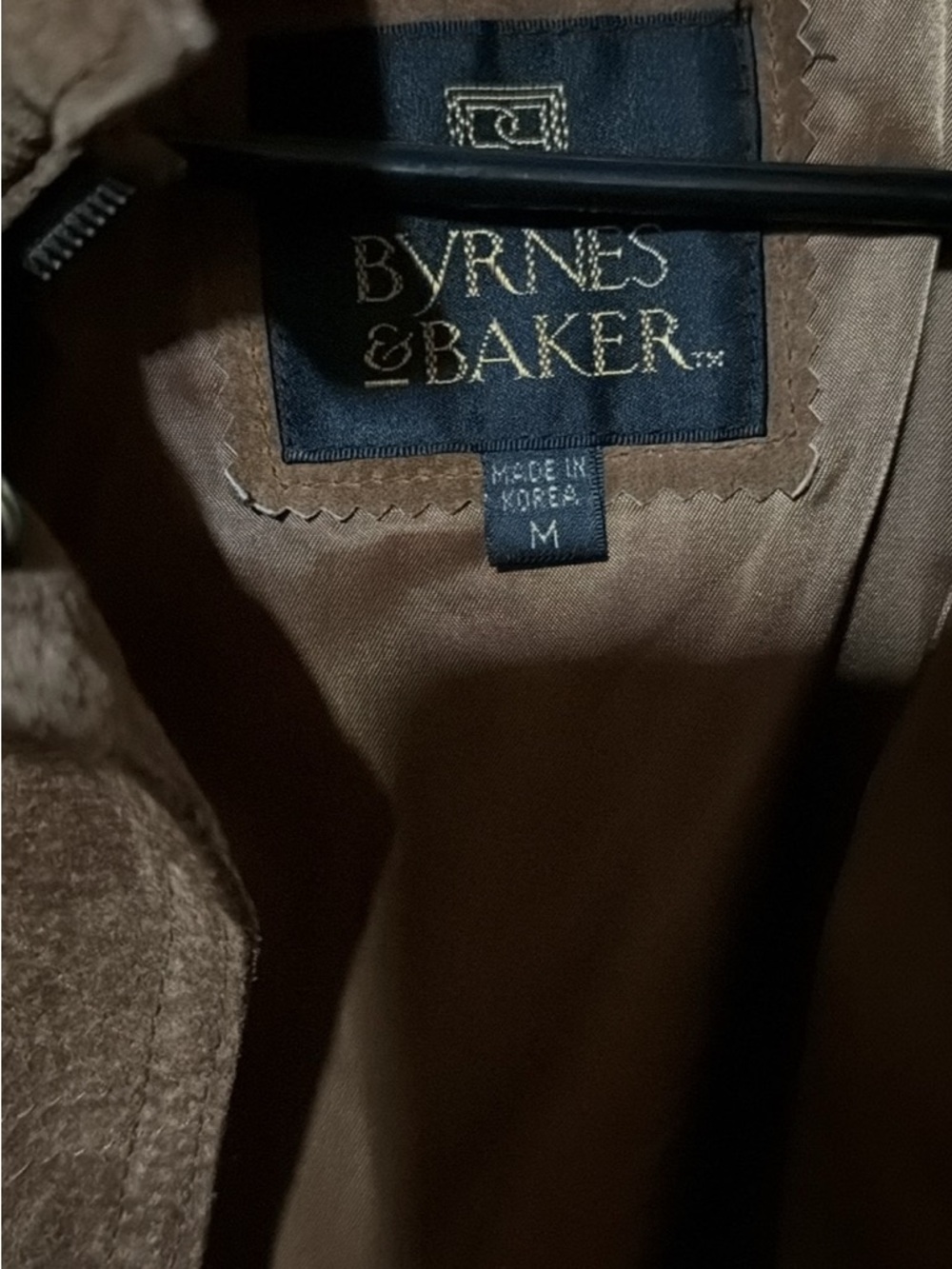 Byrnes & Baker Women's Suede Moto Jacket - Brown